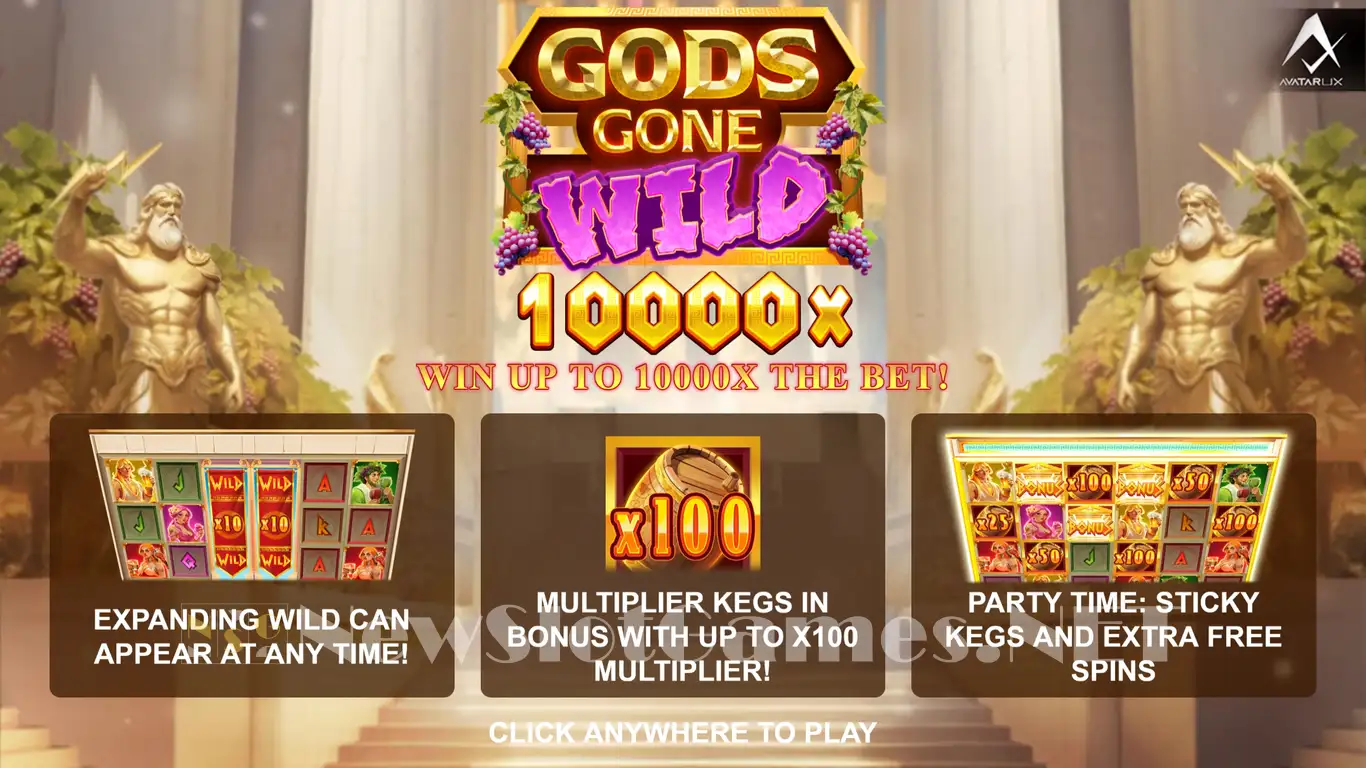 Gods Gone Wild Slots